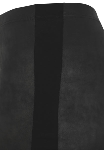 Leggins aus elastischem Lederimitat