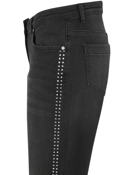 Jeans 5-Pocket mit Steinchen