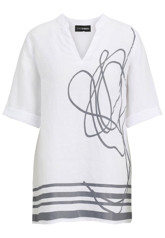 Bluse aus luftig leichtem Leinen