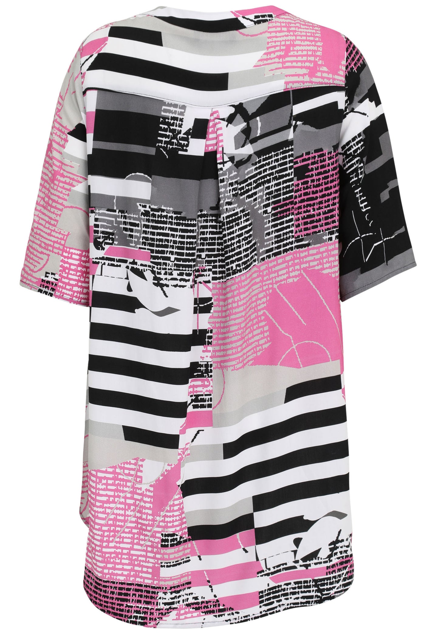 Schlupfbluse mit Grafik-Print