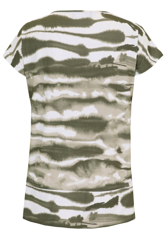 Shirt mit Batik-Print