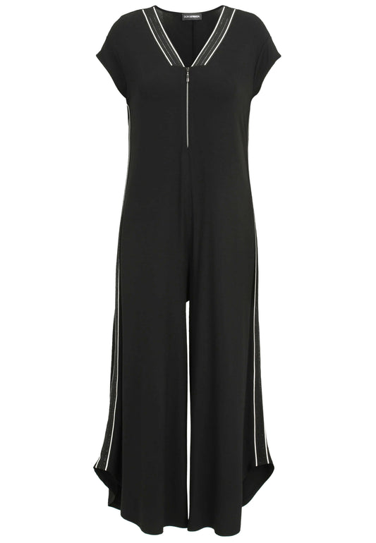 Jumpsuit aus Jersey mit Strassband