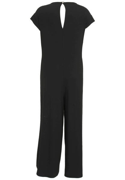 Jumpsuit aus Jersey mit weißen Einsätzen