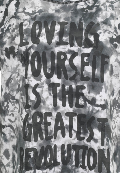 Sweatshirt mit Grafikprint und kurzen Ärmeln