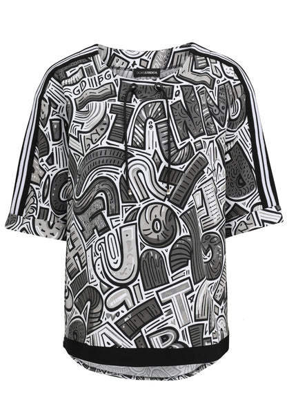 Sweatshirt mit Buchstaben-Print