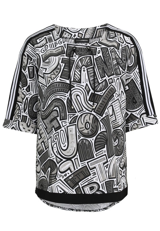 Sweatshirt mit Buchstaben-Print