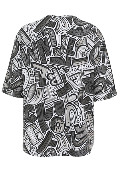 Sweatshirt mit Buchstaben-Print