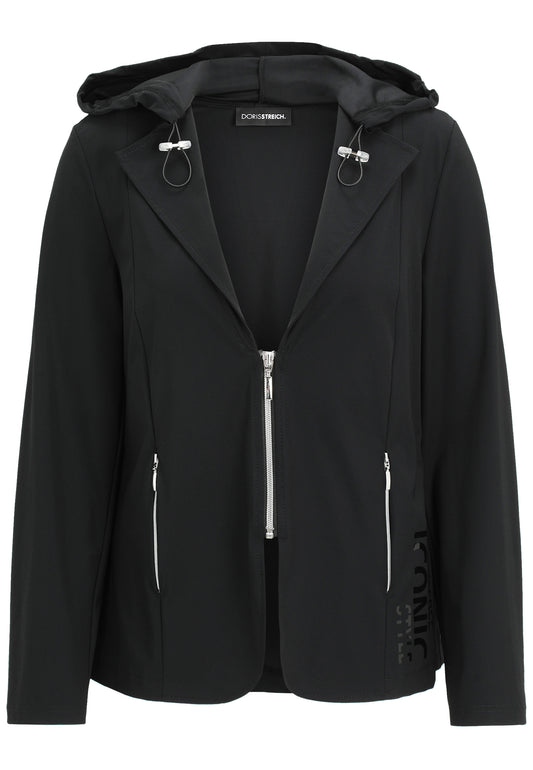 Blazer aus elastischer Wirkware