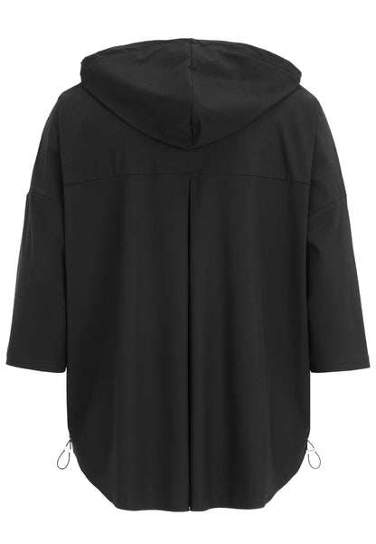 Shirt aus elastischer Wirkware 3/4-Arm