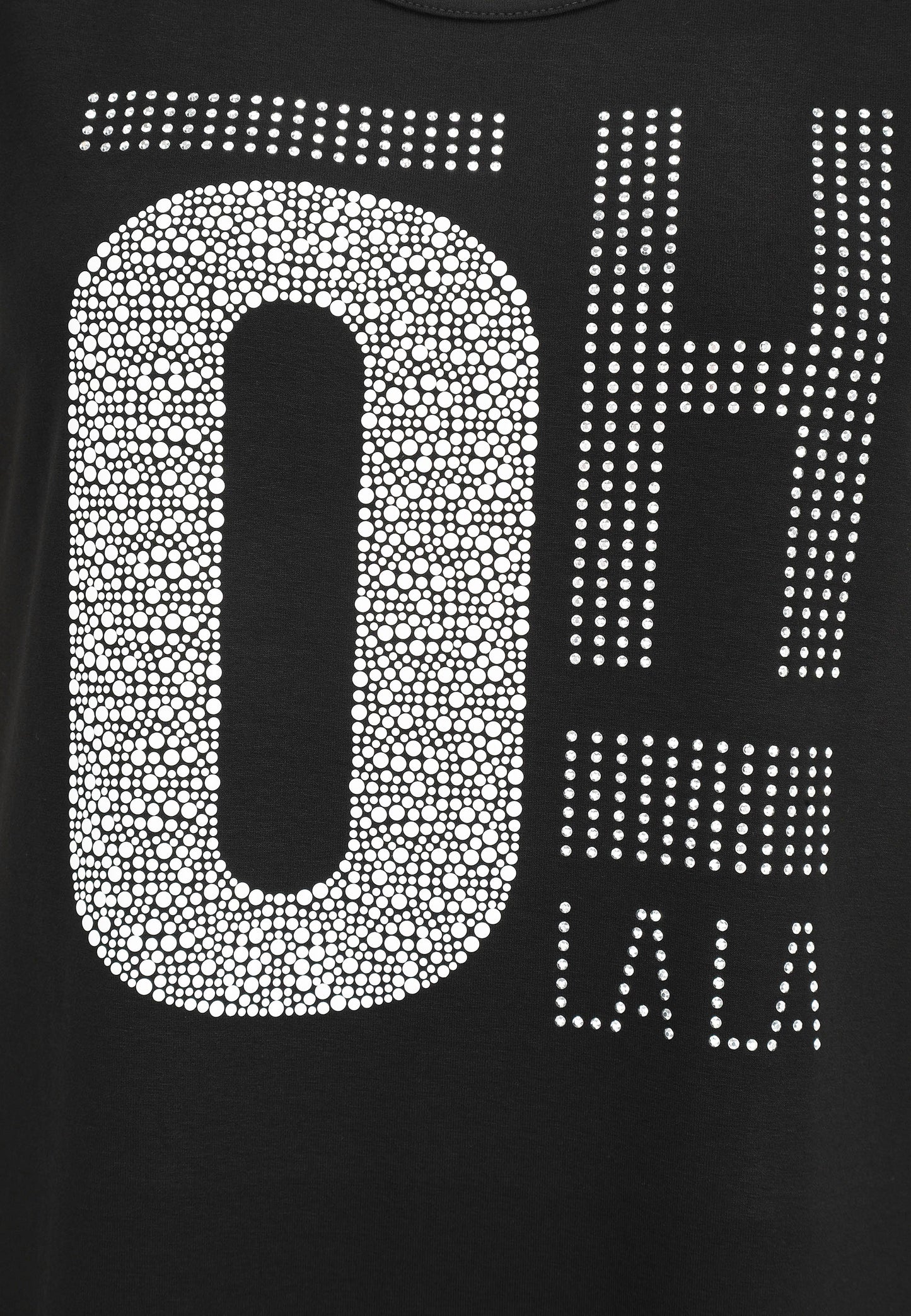 T-Shirt mit Plättchen-Motiv