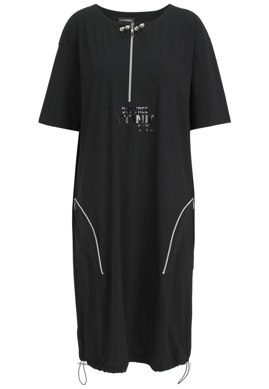 Kleid aus Wirkware mit 3/4-Arm