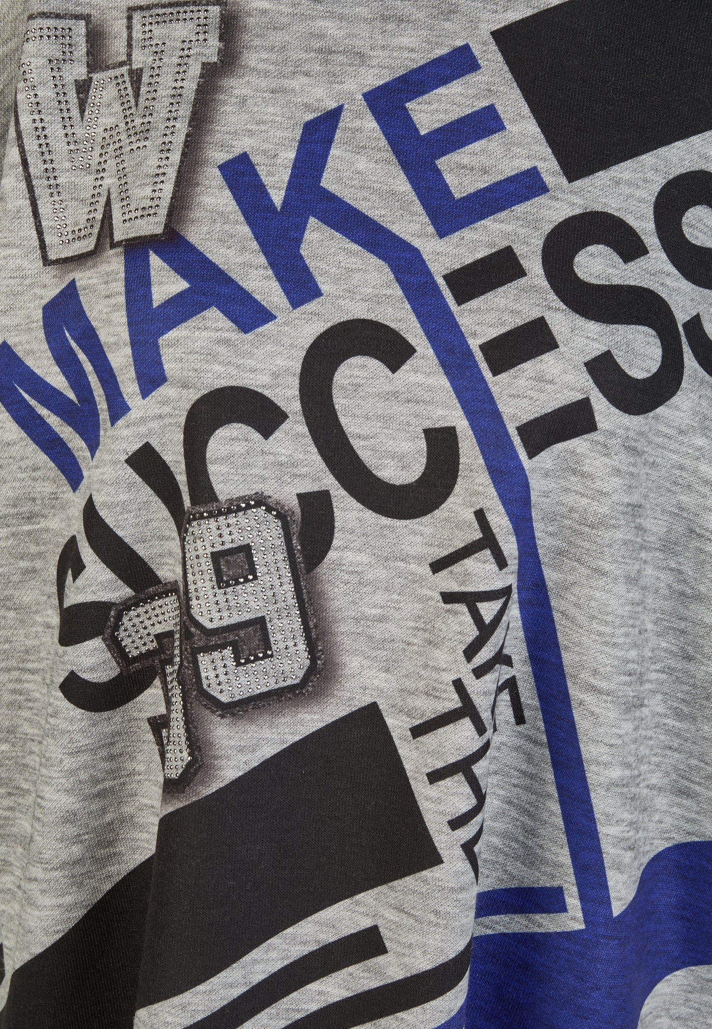 Sweatshirt Hoodie mit Wording-Motiv