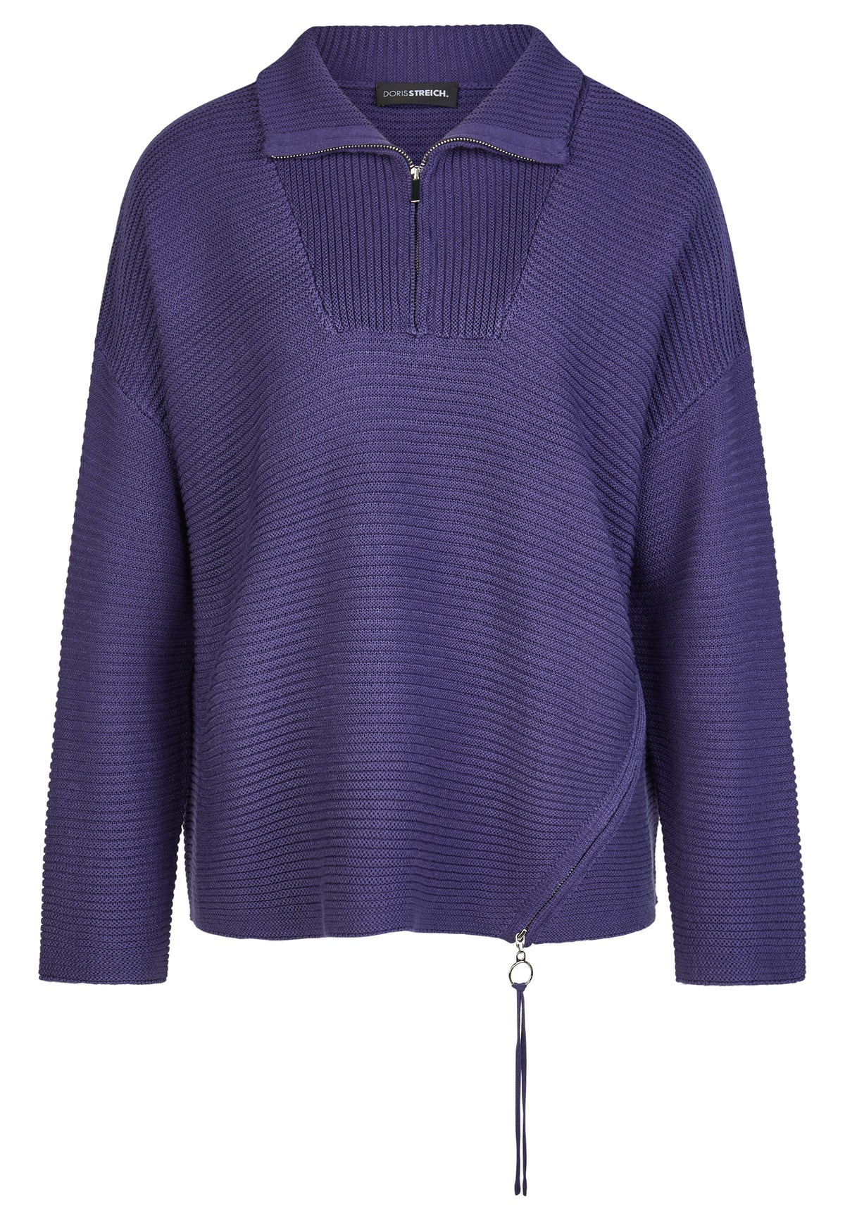 Pullover mit Reißverschluss