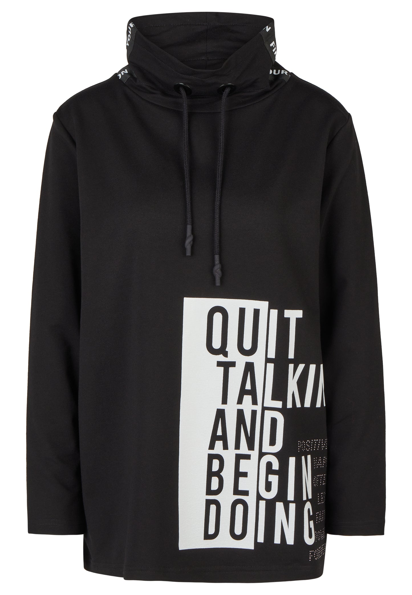 Sweatshirt mit Wording-Motiv