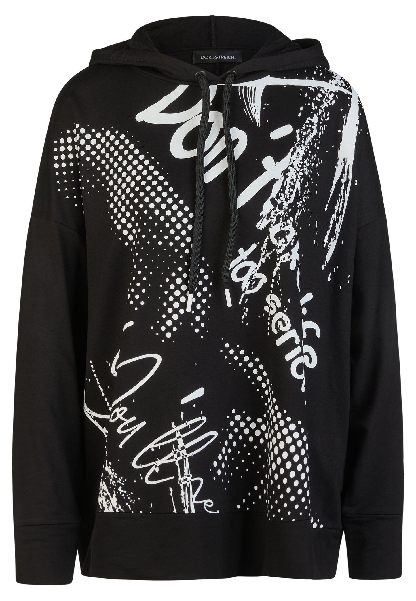 Sweatshirt mit Hoodie und Motiv