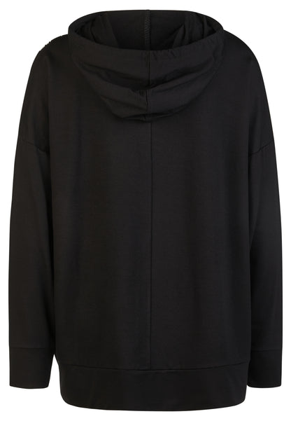 Sweatshirt mit Hoodie und Motiv