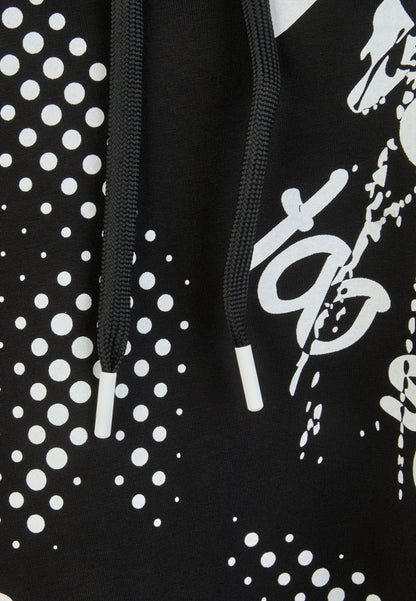 Sweatshirt mit Hoodie und Motiv