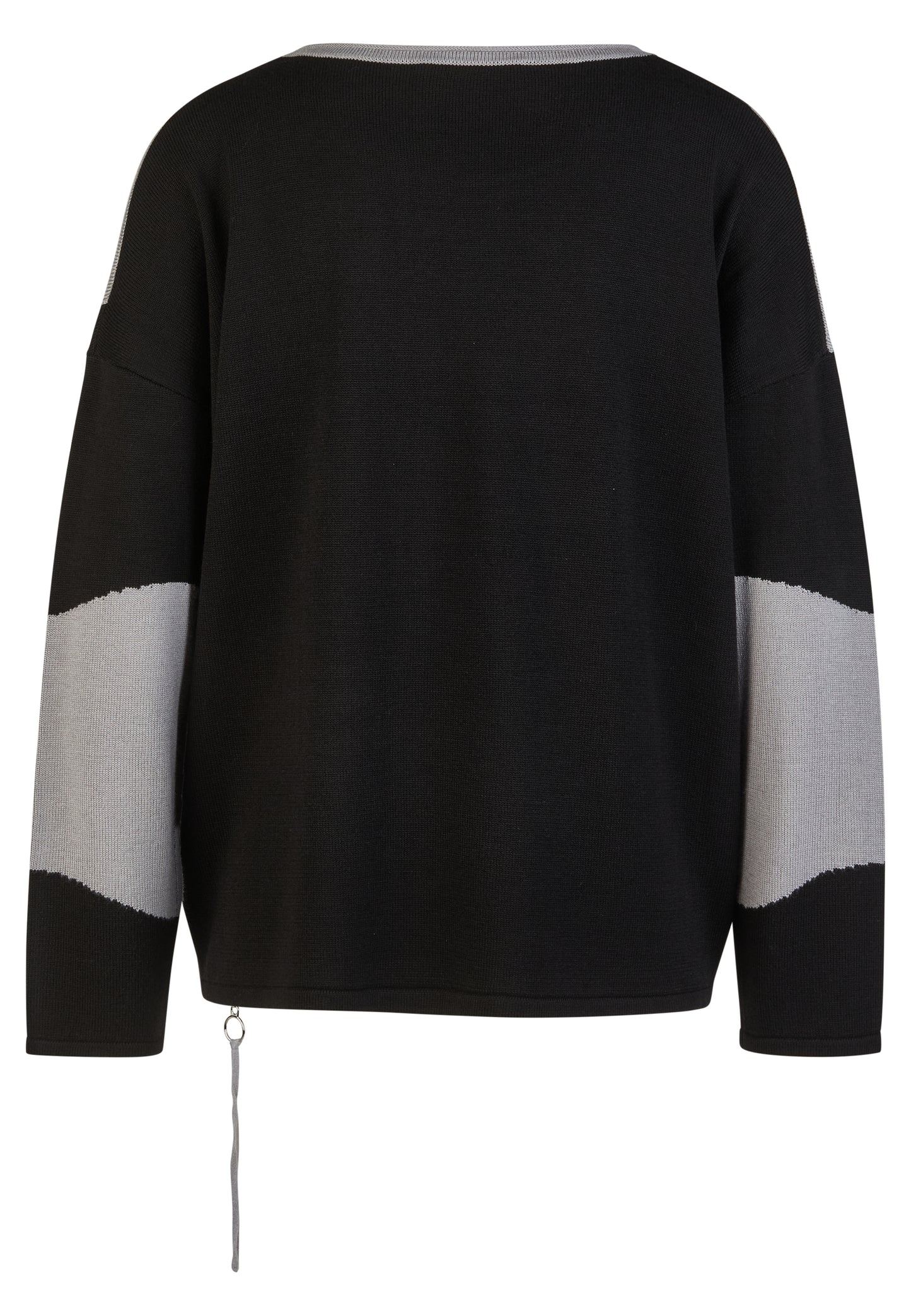 Strick-Pullover mit grafischem Muster