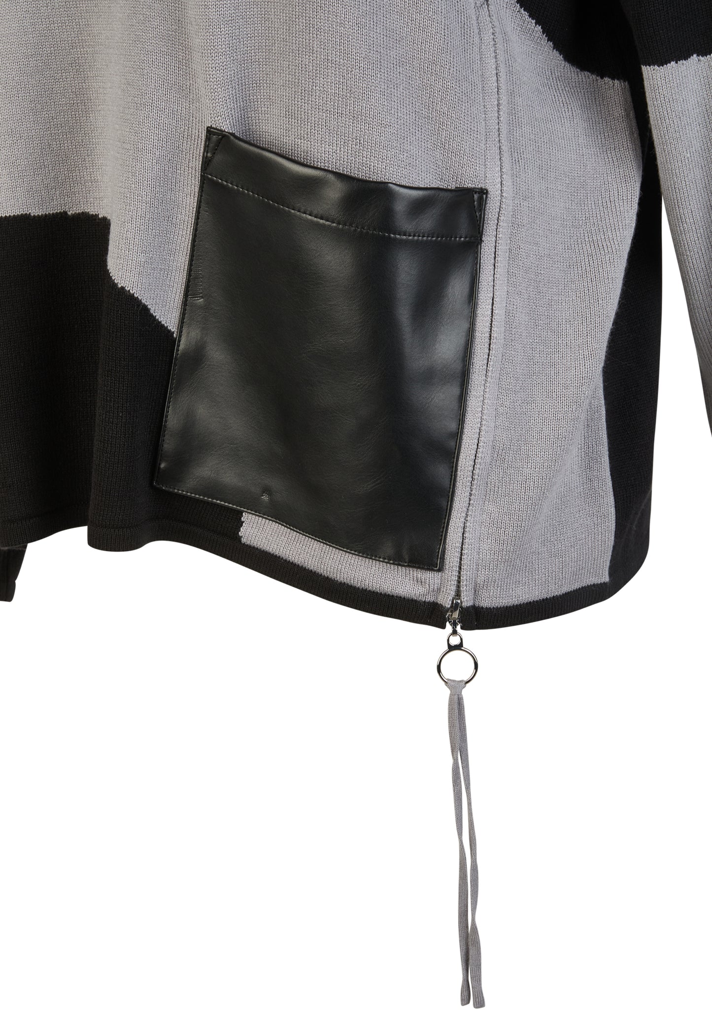 Strick-Pullover mit grafischem Muster