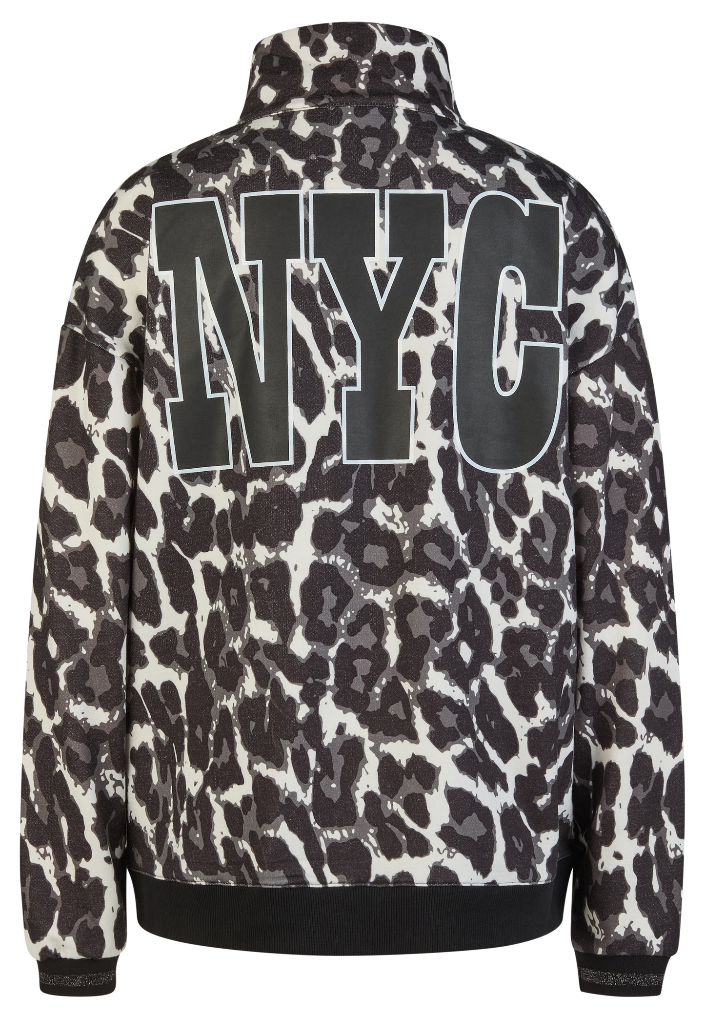 Jacke mit Leoprint Motiven