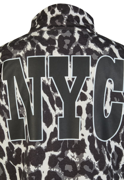 Jacke mit Leoprint Motiven