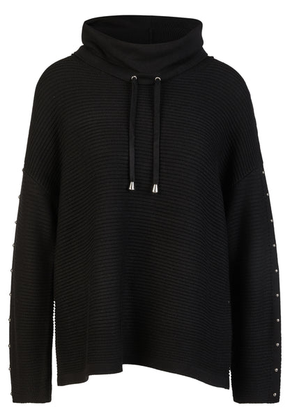 Strick-Pullover mit Metall-Nieten