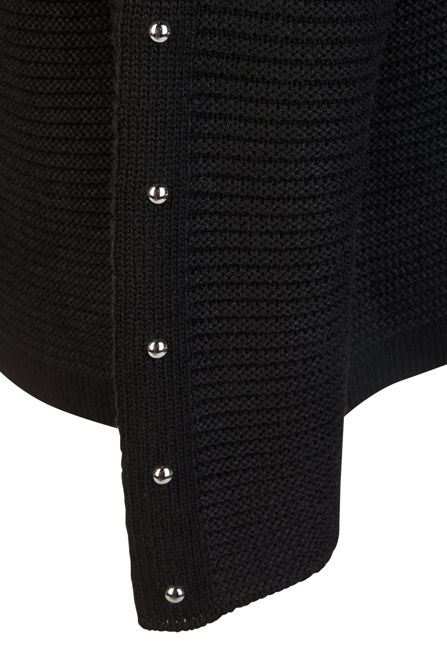 Strick-Pullover mit Metall-Nieten