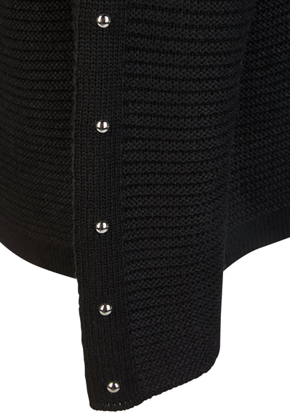 Strick-Pullover mit Metall-Nieten