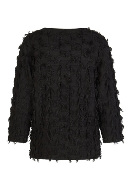Strick-Pullover mit Fransen