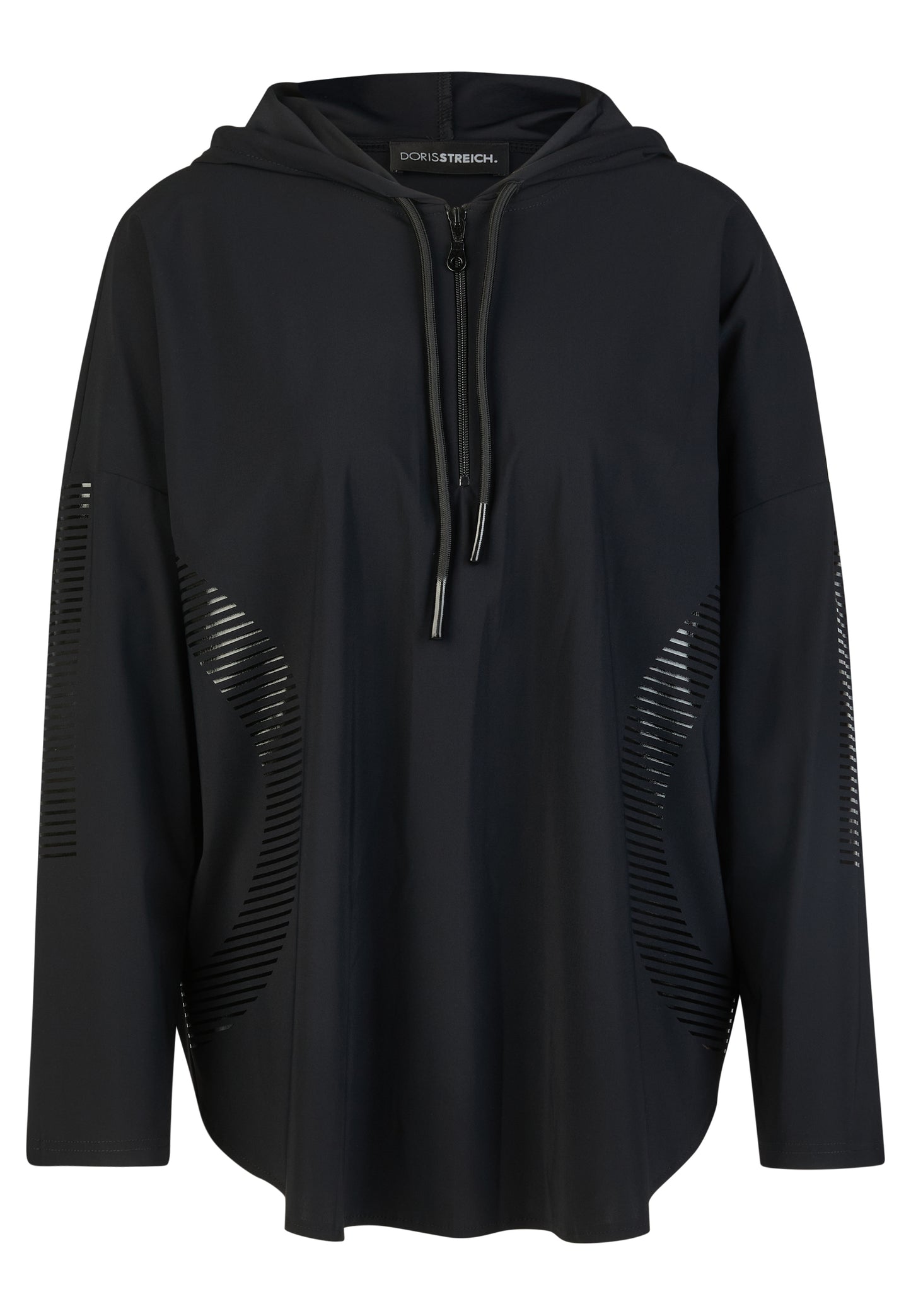 Shirt aus elastischer Wirkware Hoodie