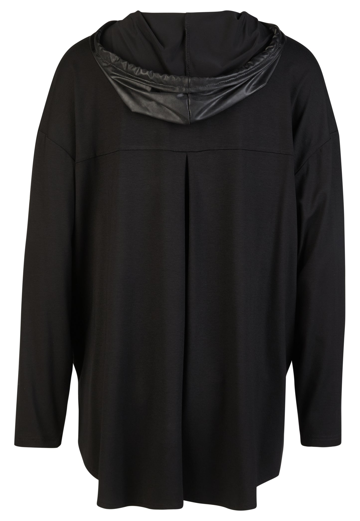 Long-Shirt mit Hoodie