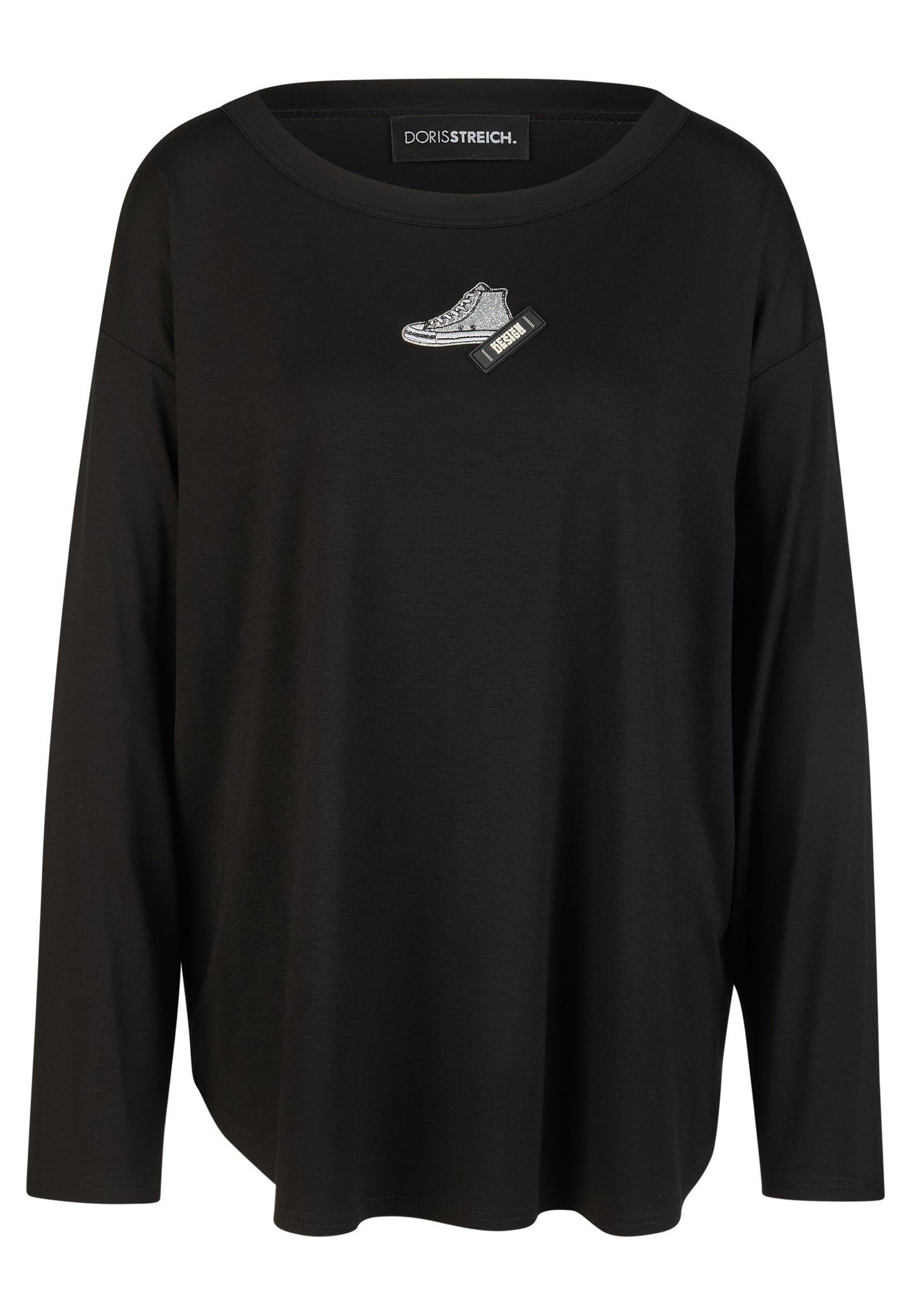 Long-Shirt mit dekorativem Sneaker-Badge