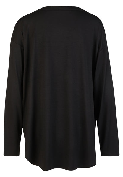 Long-Shirt mit dekorativem Sneaker-Badge