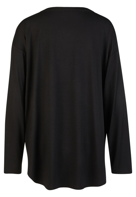 Long-Shirt mit dekorativem Sneaker-Badge
