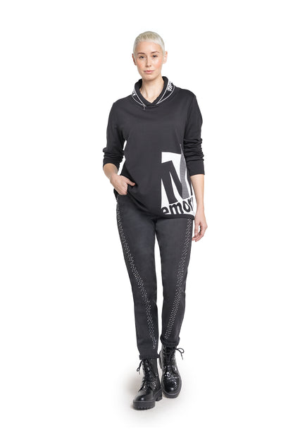 Sweatshirt mit Grafik-Motiv