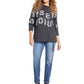 Sweatshirt mit Grafik-Motiv