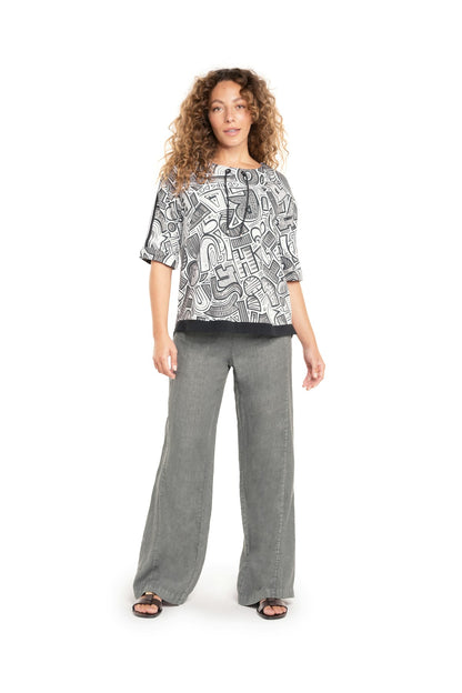 Sweatshirt mit Buchstaben-Print