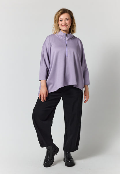 Poncho mit Reißverschluss