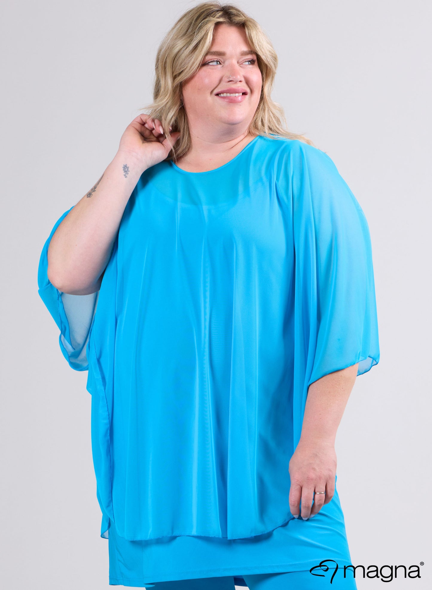 Chiffon Poncho