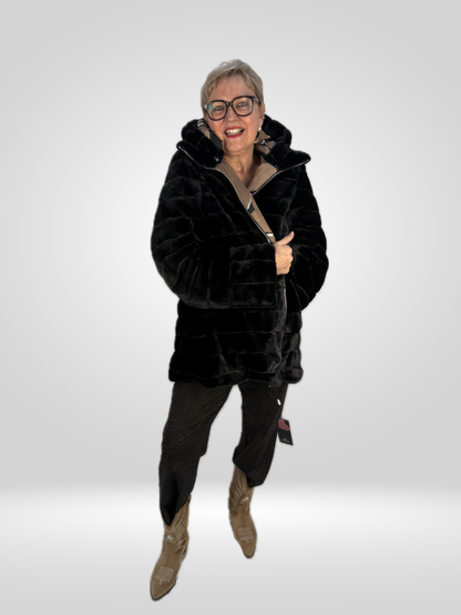 Winterjacke zum Wenden - verschiedene Farben 🎨