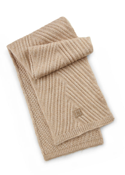 Schal aus grobem Strick