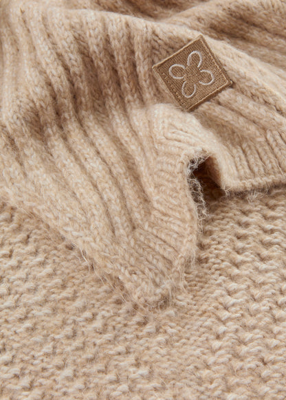 Schal aus grobem Strick