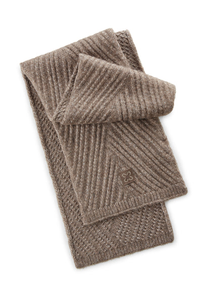 Schal aus grobem Strick