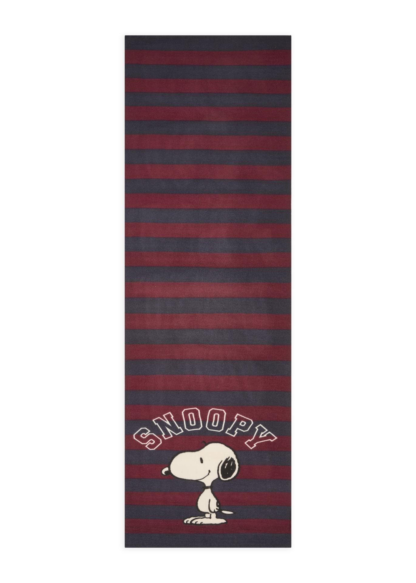 Schal mit Streifen und Snoopy Motiv