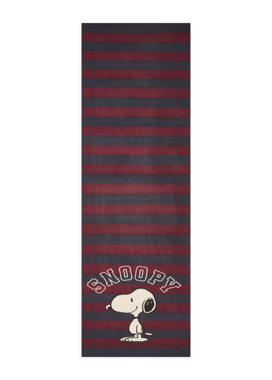 Schal mit Streifen und Snoopy Motiv
