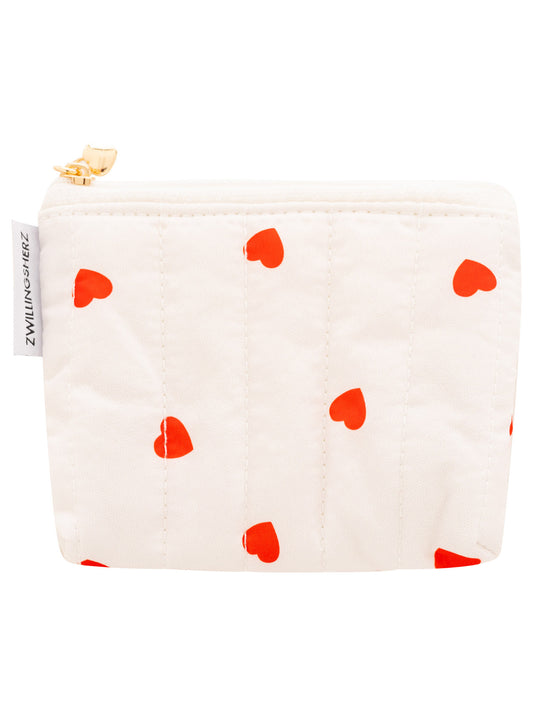 Kosmetiktasche "Herzen"