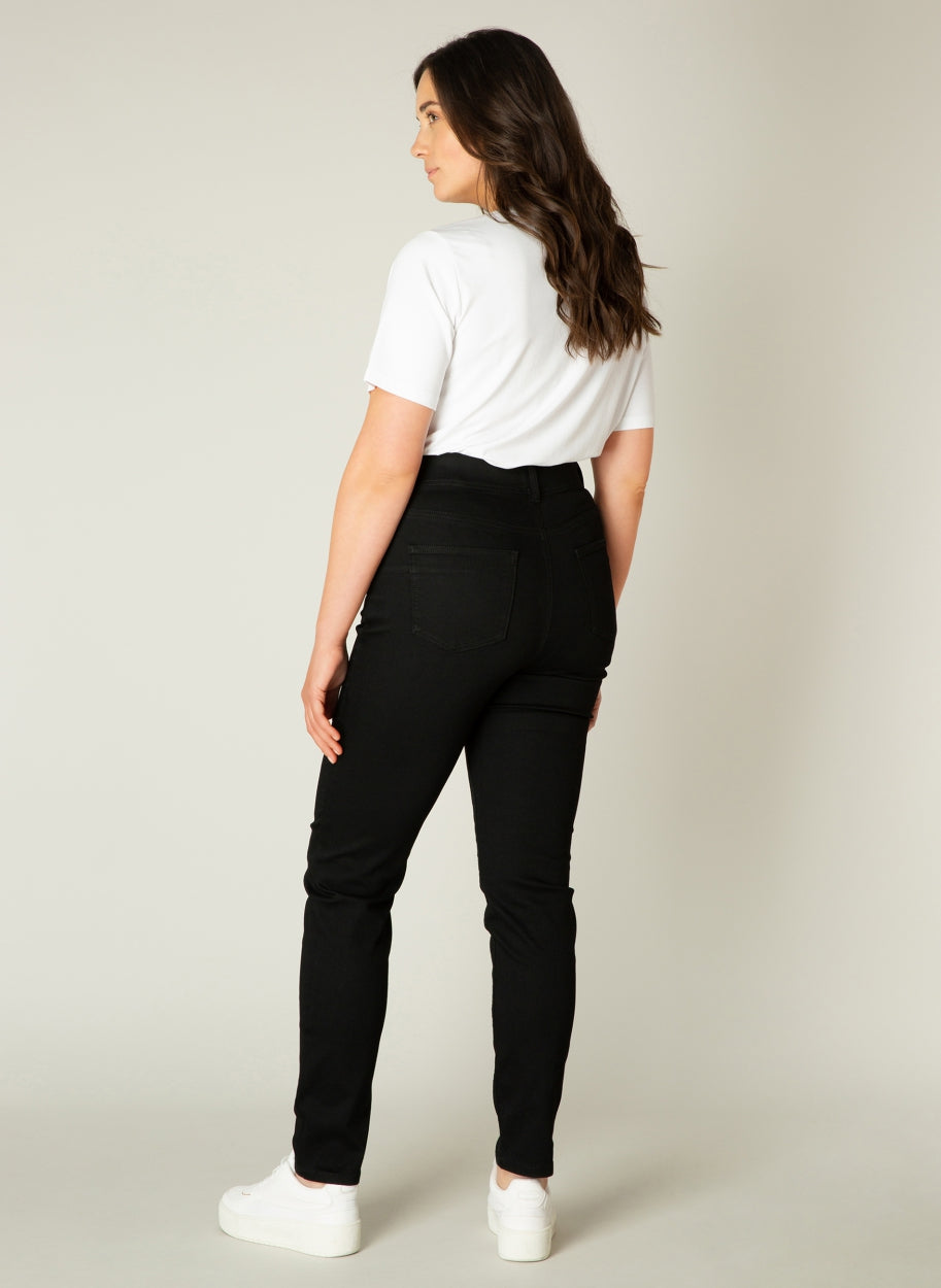 Jeans "Tessa" schwarz - Slim Fit