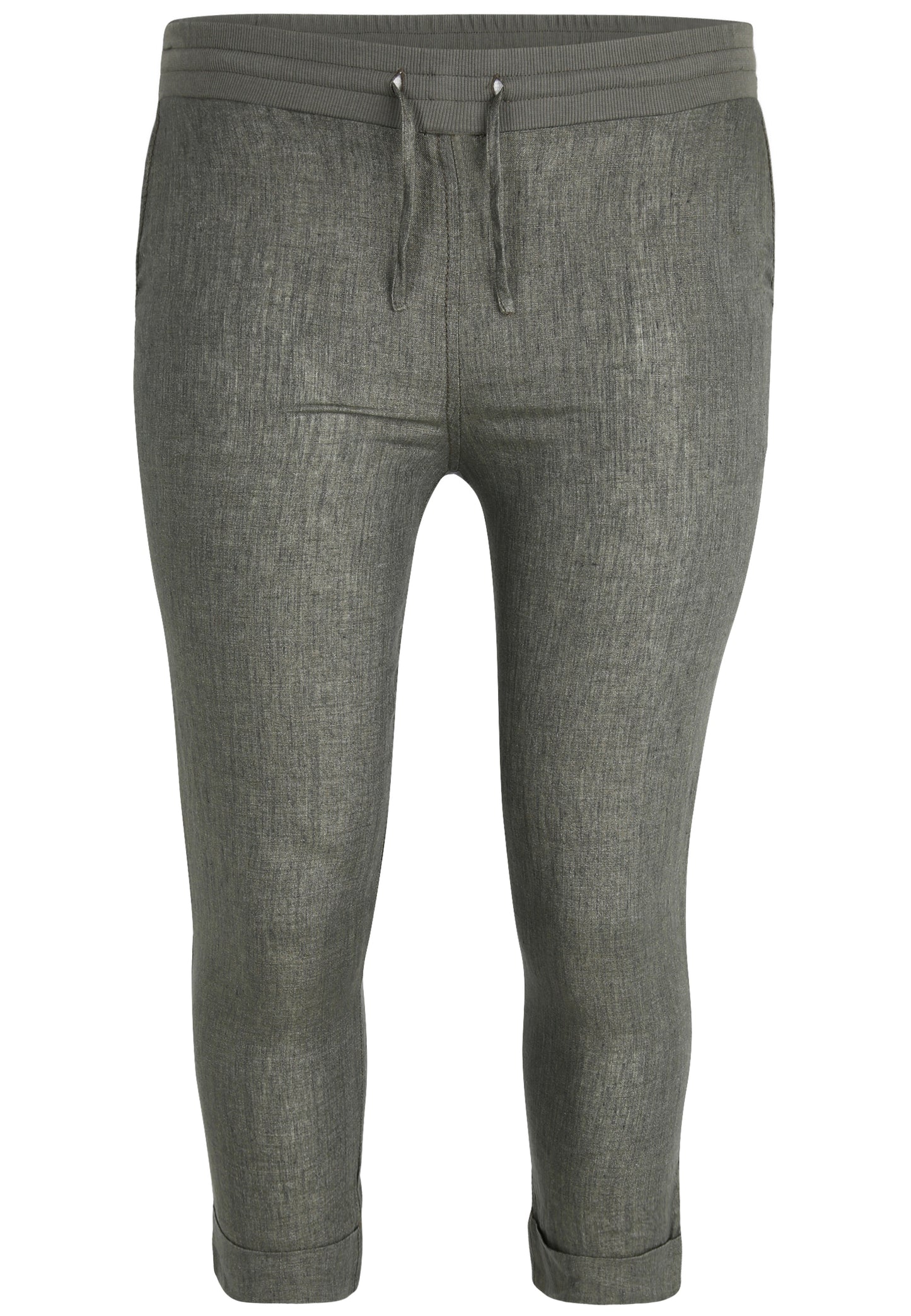 Leinen-Hose mit elastischem Bund